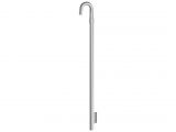 PALO CURVO mt 2 Ø 50 mm SP. 2 mm STAFFA ANTIROTAZIONE
