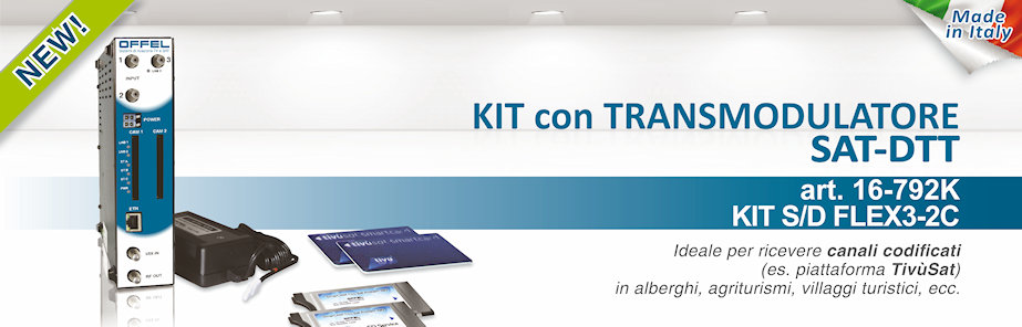 art. 16-792K KIT S/D FLEX3-2C KIT Transmodulatore