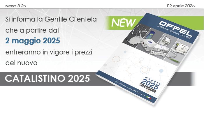 Nuovo Listino Offel Maggio 2025