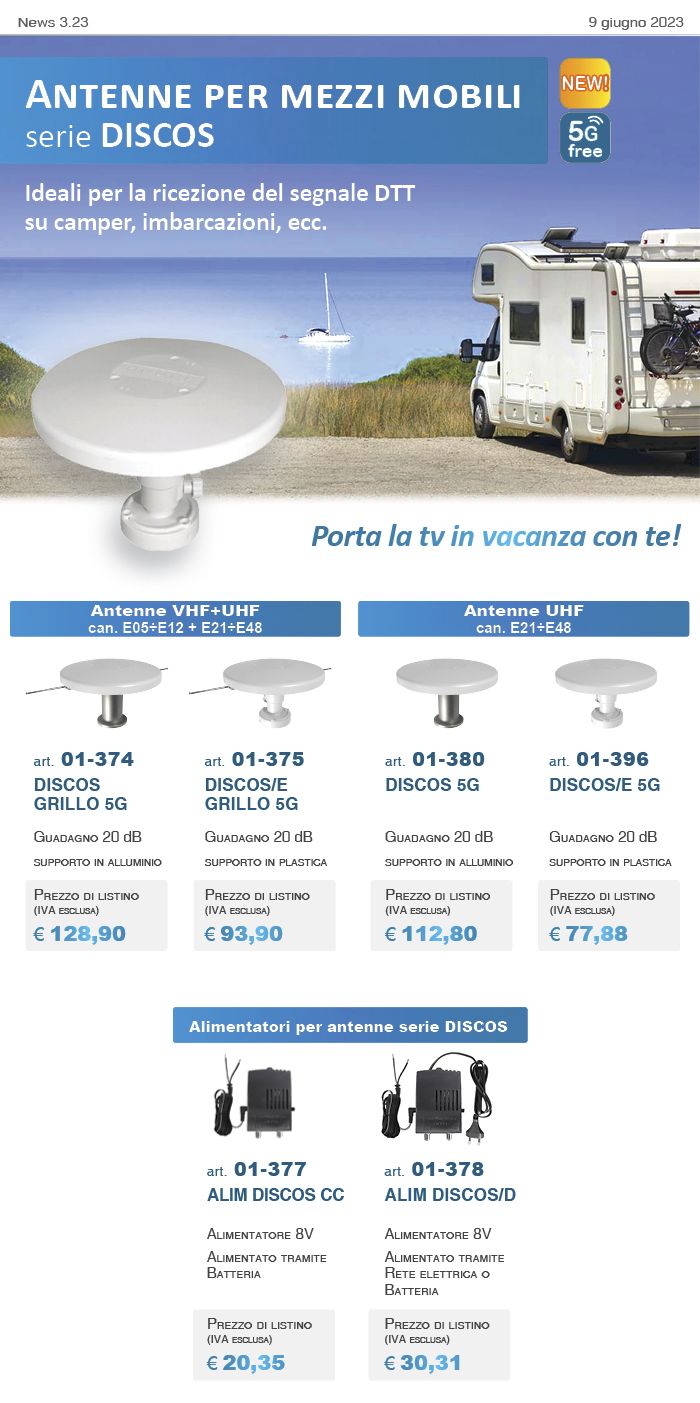 Antenne serie DISCOS
