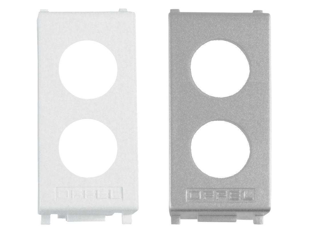 Frontalini per prese Serie 2 fori