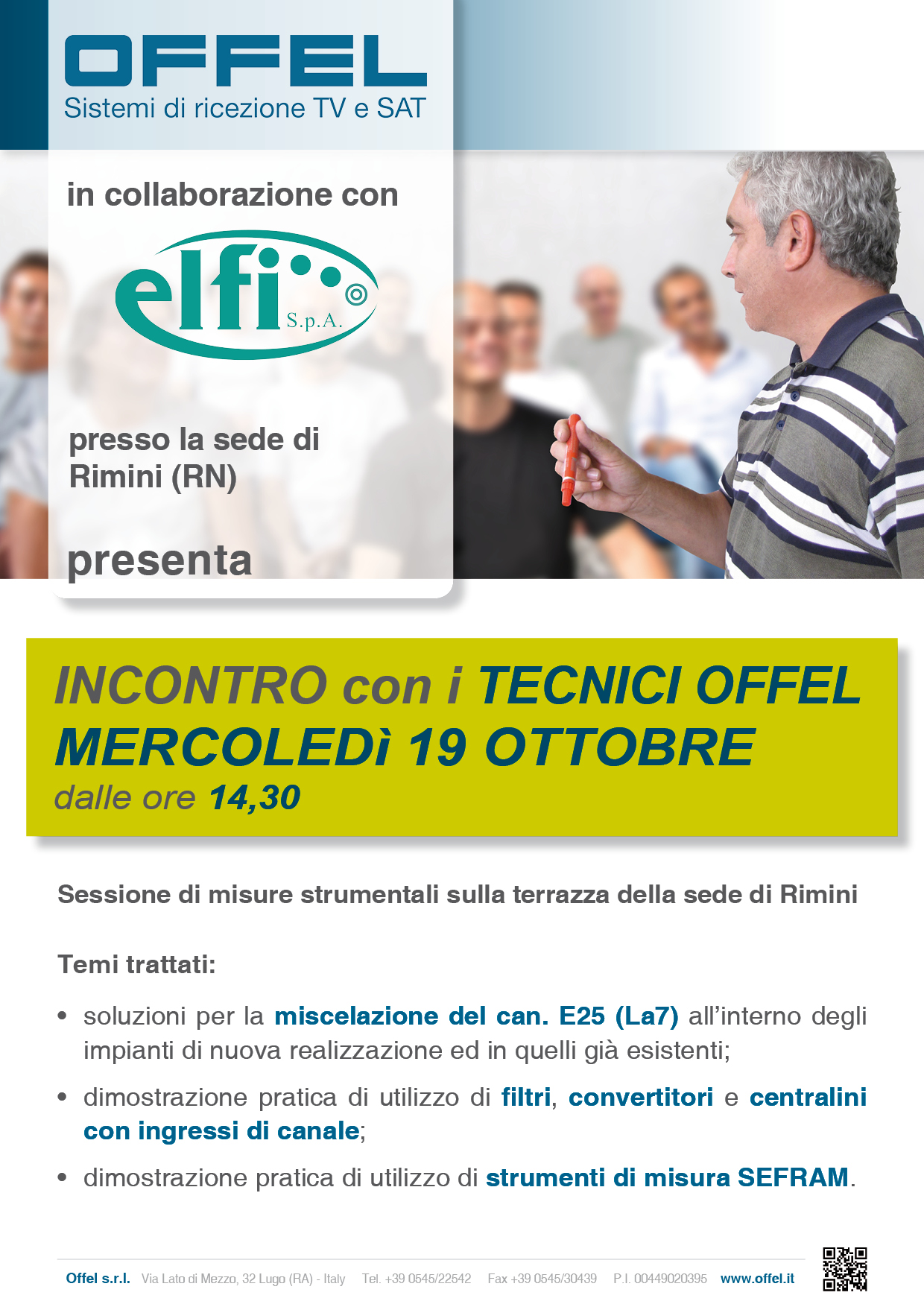 Locandina riunione del 19.10.2016 con Elfi Rimini